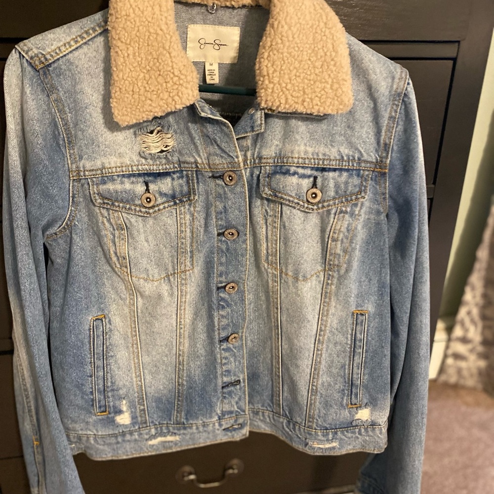 Jessica Simpson Jean Jacket size M
